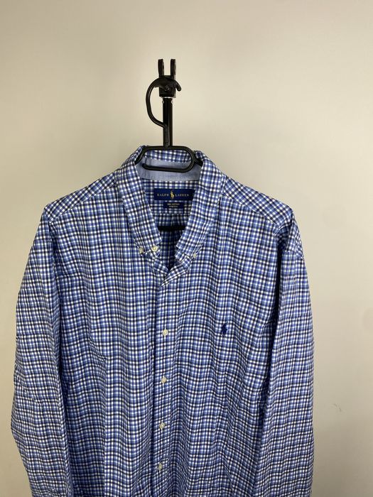 Ralph Lauren męska koszula w kratę z długim rekawem rozmiar XXL