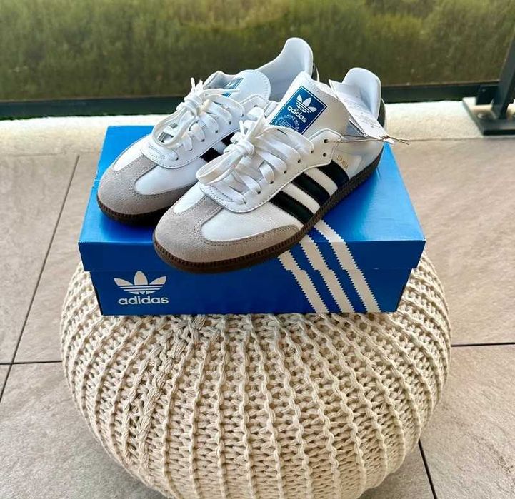 Adidas Samba bialo czarne damskie meskie sneakersy BESTSELLER R.38,5