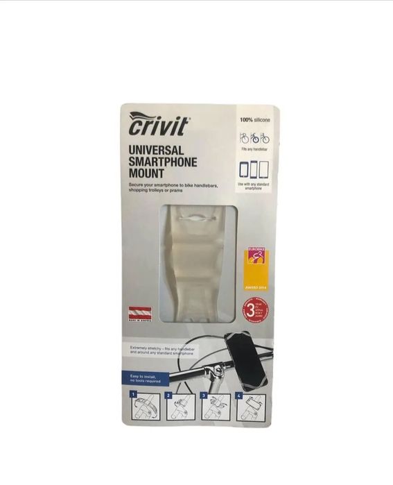 Держатель силиконовий для телефона на велосипед Crivit