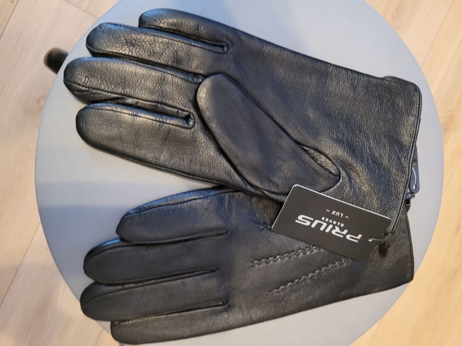 Rękawiczki skórzane firmy PRIUS