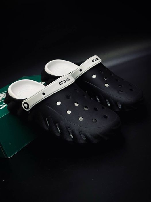 Crocs Echo Gum Ro Clog мужские кроксы черные уличные шлепки crocs пляжные тапки /крокс