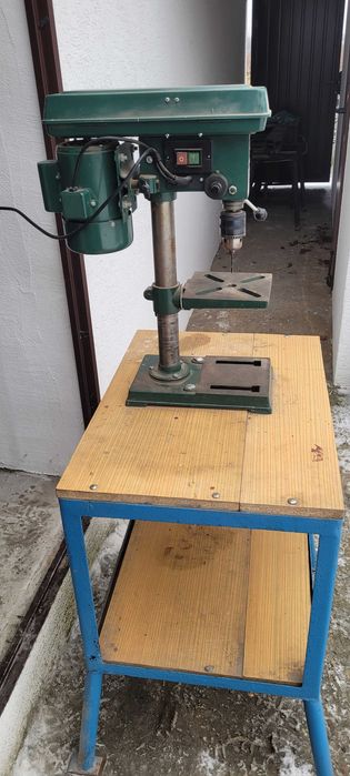 Wiertarka stołowa kolumnowa Parkside PTBM 500 + solidny stół