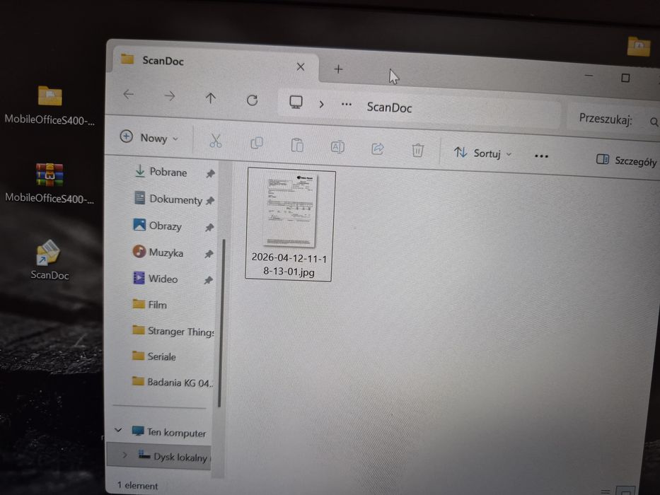 Skaner Plustek MobileOffice S400 USB