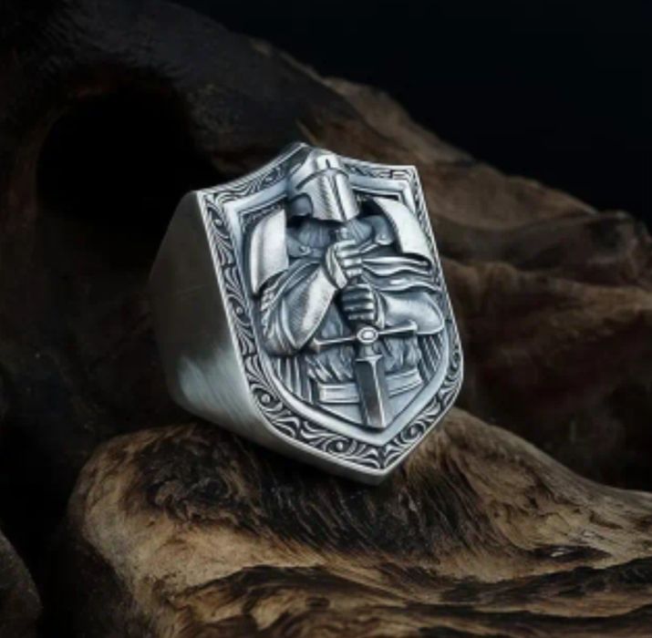 Anel Masculino Templário