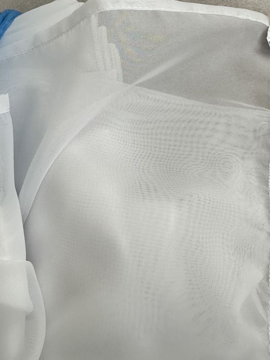 Тюль вуаль шифон біла