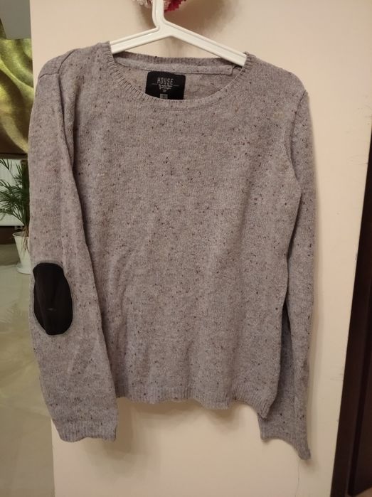 Sweter szary bawełna house S