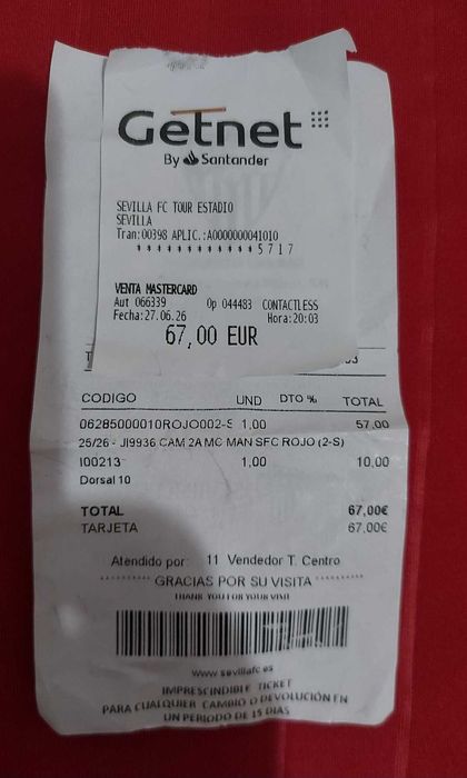 Camisolas desportivas