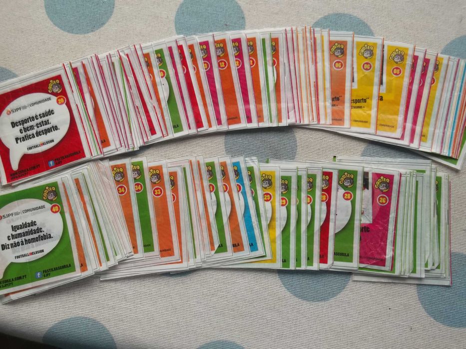 Cromos das Pastilhas elásticas Gorila