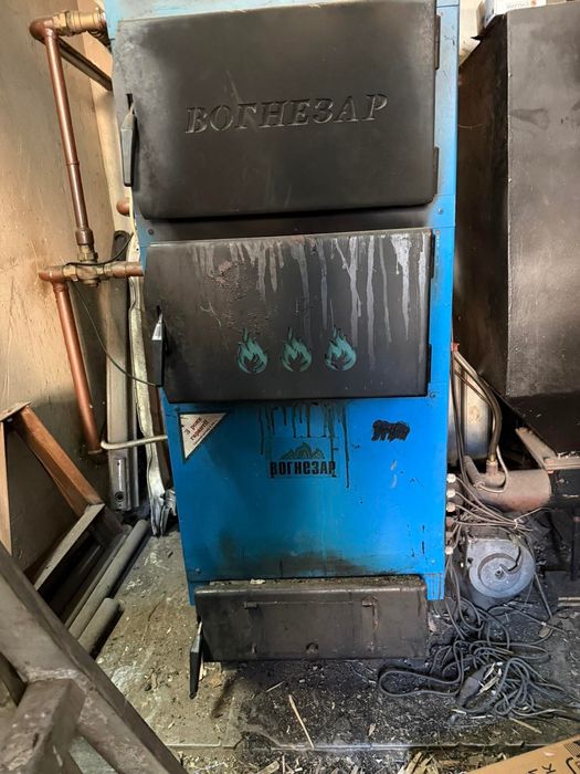 Котел комбінований пілети+дрова Вогнезар 32 кВ