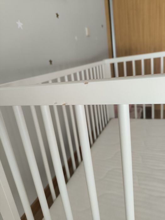 Berço IKEA  + colchão + forra