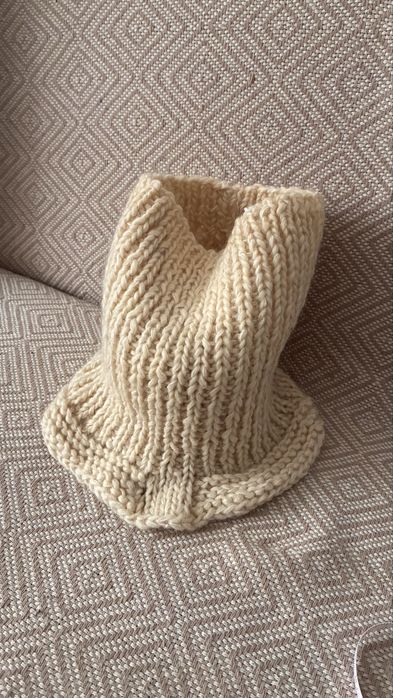 Баф шерсть вовна бежевий