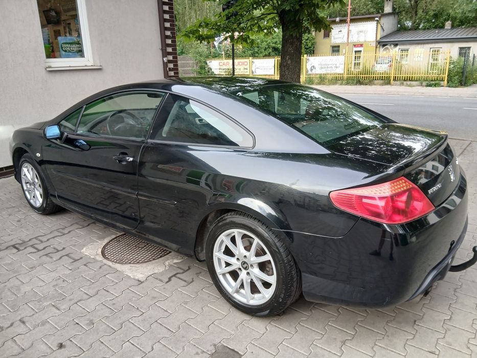 Śliczny Garażowany Peugeot 407 coupe skory navi,jbl 2.0 hdi stan wzorowy sprawna klima.itp !