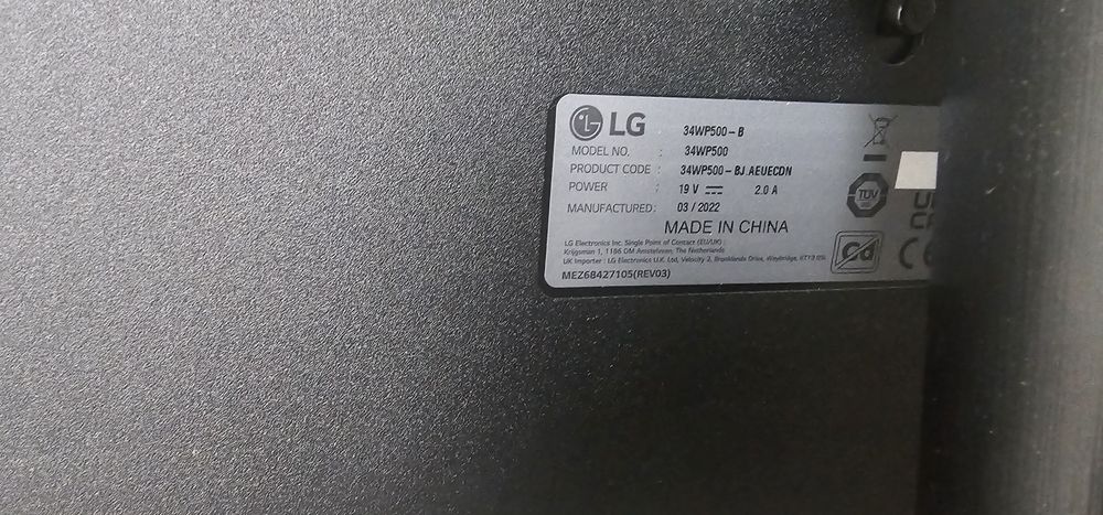 Monitor LG 34cale w 100% sprawny 34WP500