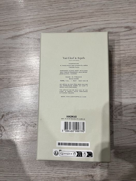 Духи Van Cleef & Arpels Bois Doré