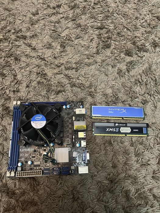 Płyta główna AsrockH61MV-ITX+Intel i5-3470+Ram 16gb ddr3