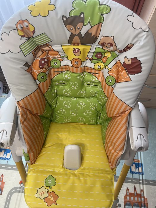 Стільчик для годування Peg-Perego Prima Pappa Follow Me Fox&Friends