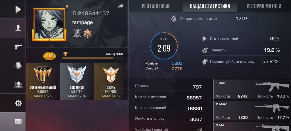 Standoff2 аккаунт