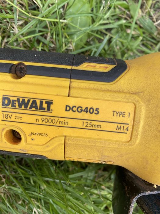 Szlifierka katowa dewalt DCG405