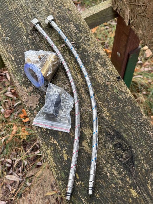 Nowa złota bateria kran do kuchni + cały pakiet montażowy GRATIS !!