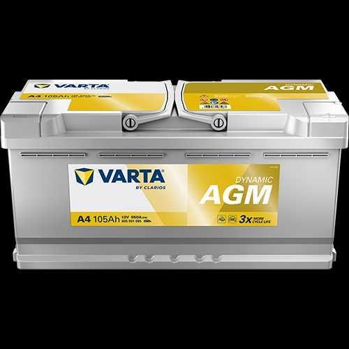 Akumulator VARTA Silver Dynamic A4 H15 105Ah 950A START&STOP AGM