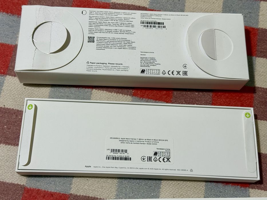 Apple Watch Series 11 46mm Jet Black Alu. Case (MEUW4)