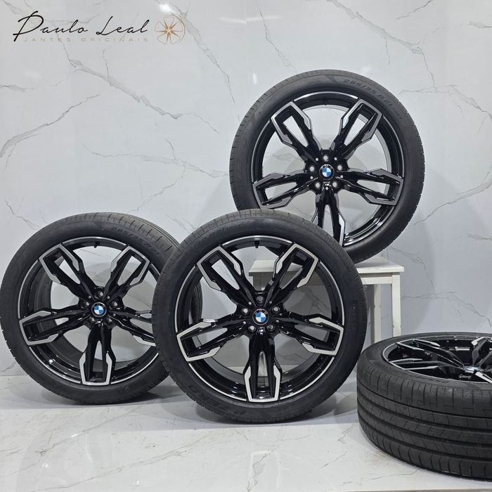 Jantes 21" compatíveis BMW X3 X4 G01 G02 G45  5x112 com pneus