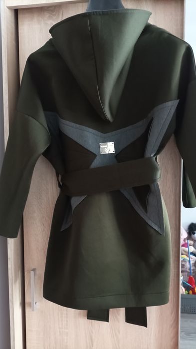 Płaszcz khaki paparazzi fashion