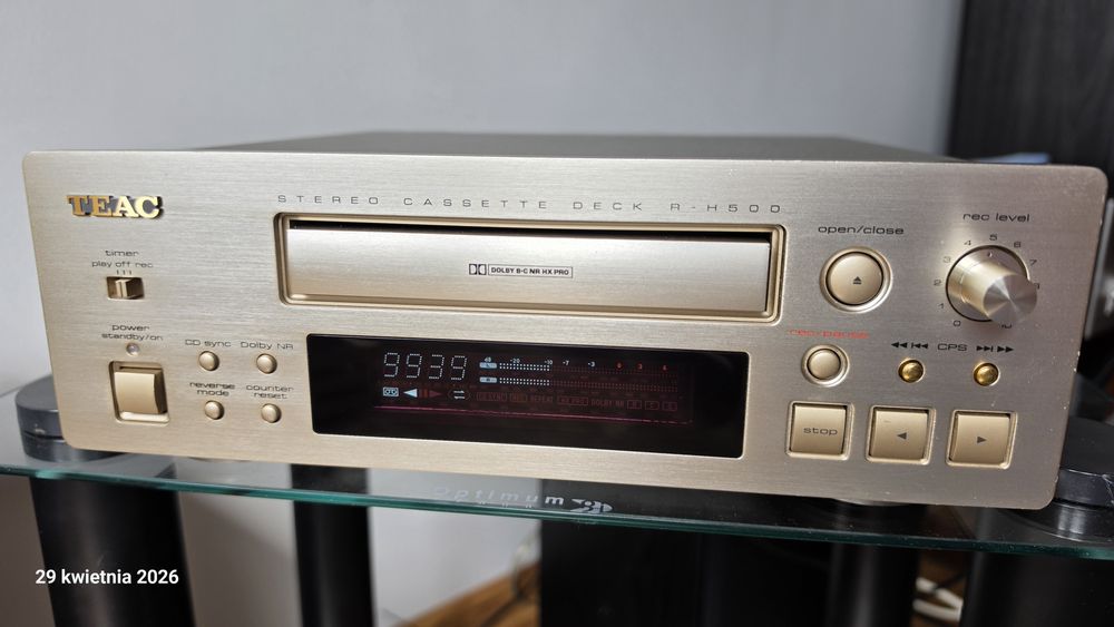 Deck  TEAC  R-H500  stan BDB 100% sprawny 
Magnetofon RD H500 C,CD PD H500C,