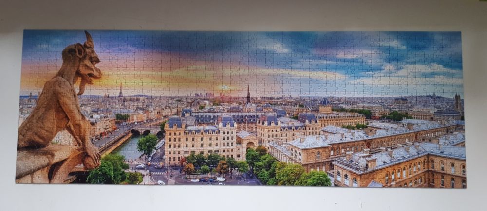 Puzzle 1000 el. Trefl panorama Paryż