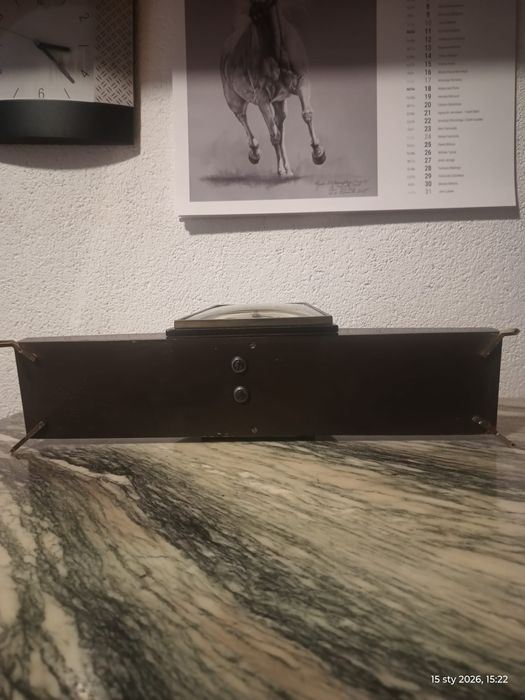 Zegar kominkowy Hermle Art Deco. Zegar sprawny. Stan i parametry techn