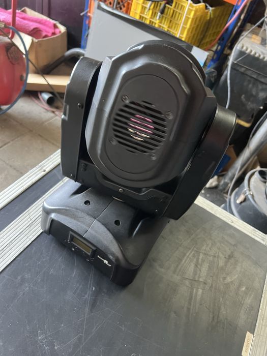Case com 2 moving head spot led