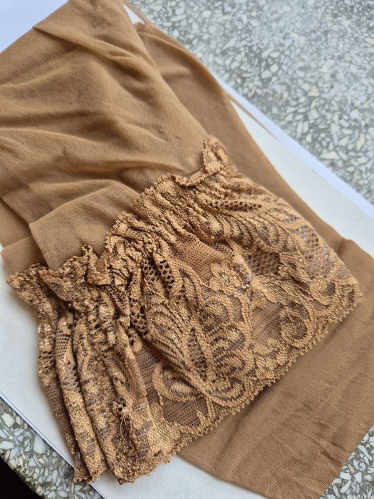 2 szt pończochy samonośne Calzedonia S cieliste nude 40 den