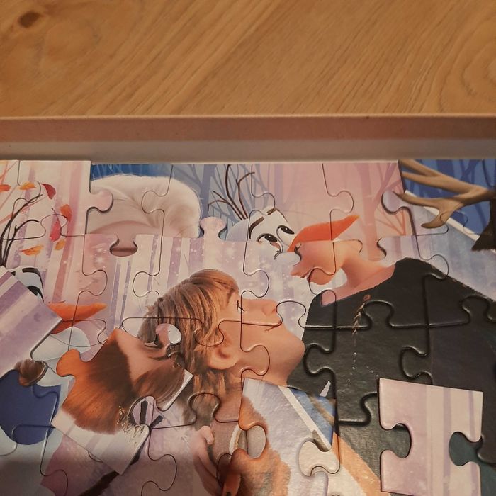 Puzzle 2x60 peças Frozen da Disney +4A