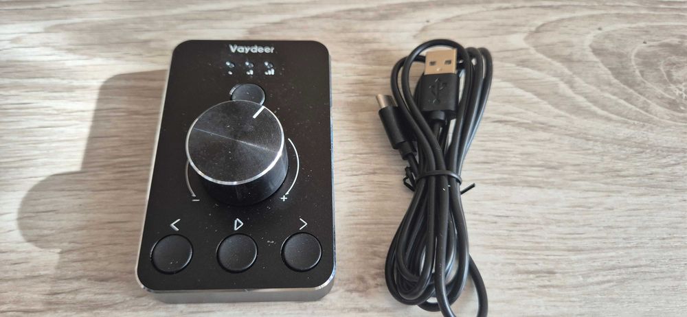 Vaydeer Regulacja głośności USB Adjuster audio do komputera głośników