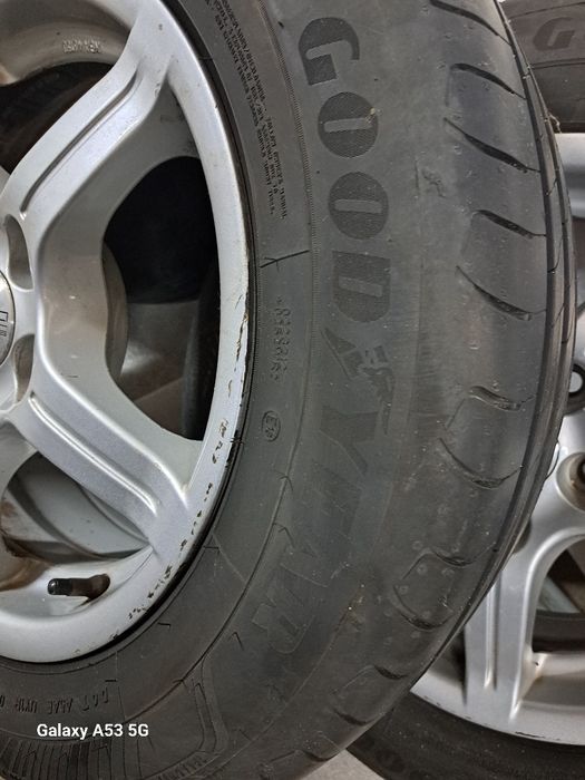 Комплект дисків легкосплавних R15 5x112 з літньою резиною GOOD YEAR 1