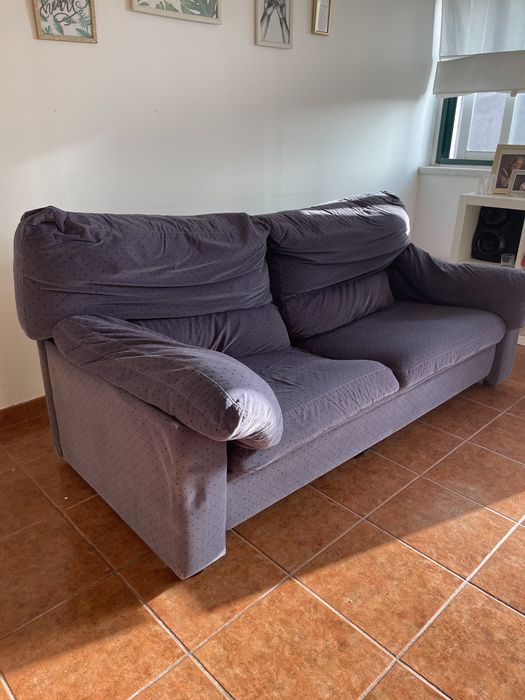 Sofa 3 Lugares Azul