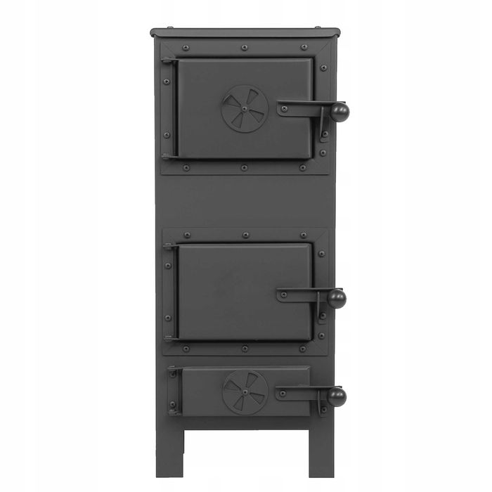 PIEC PIECYK KOZA szamotowy kominek HERA stalowy polski 8 cegieł