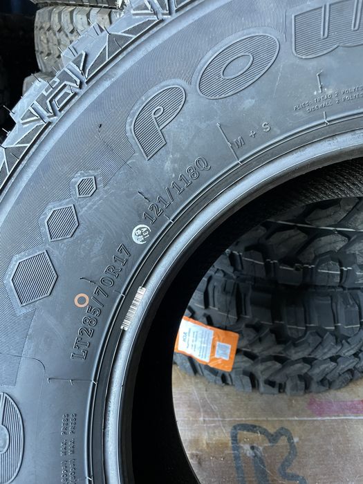 грязева болотна резина колеса 285/70 R17 MT Ram Toyota Nissan Dodge