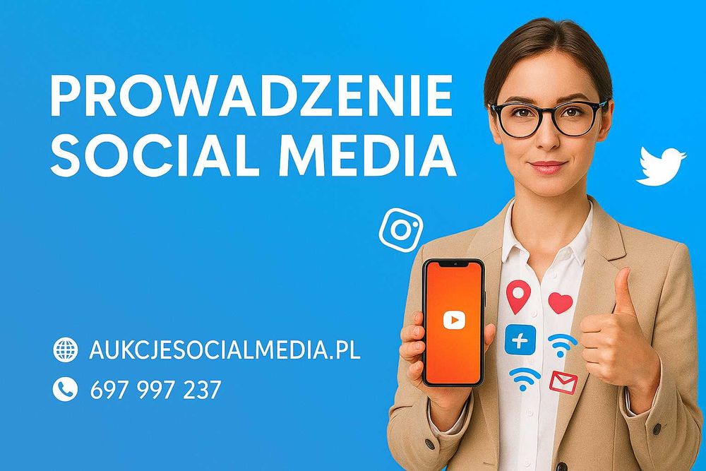 Prowadzenie Facebooka TikToka Instagrama Kampania Social Media Fanpage