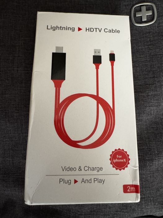 Kabel HDMi Lightning 2m Nowy