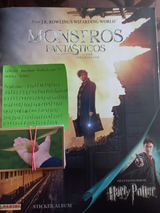 Coleções Cromos Harry Potter