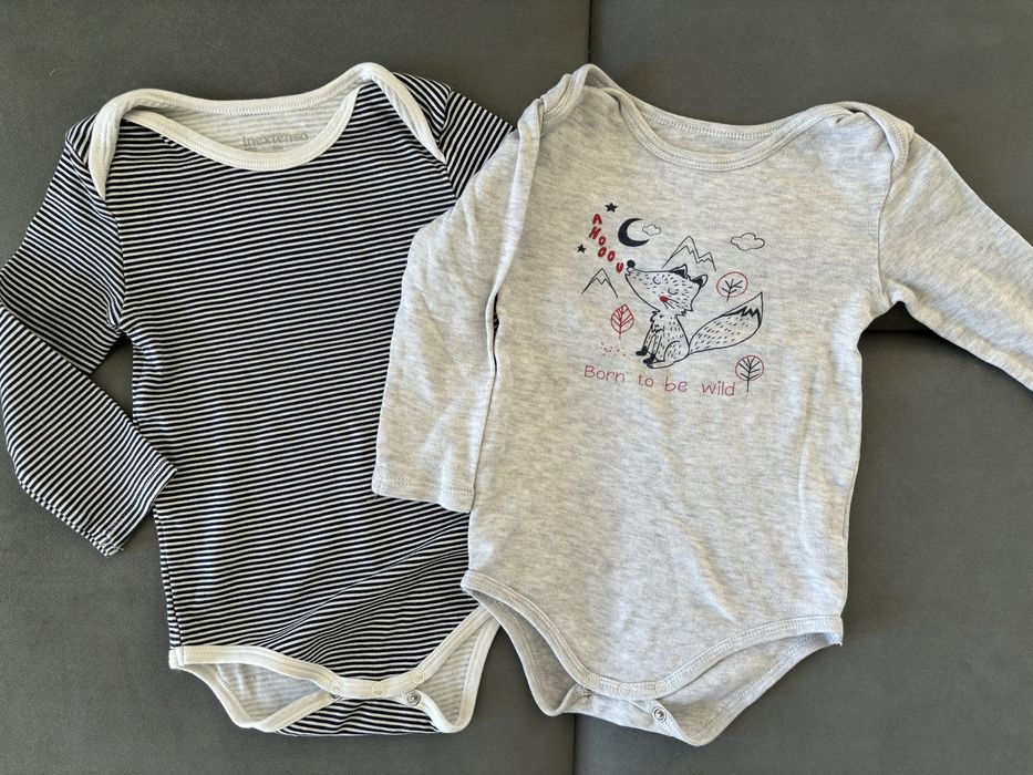 Body długi rękaw chłopięce 98 2 sztuki