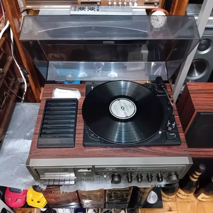 Rádio gira discos  cassetes Rising  made in japan