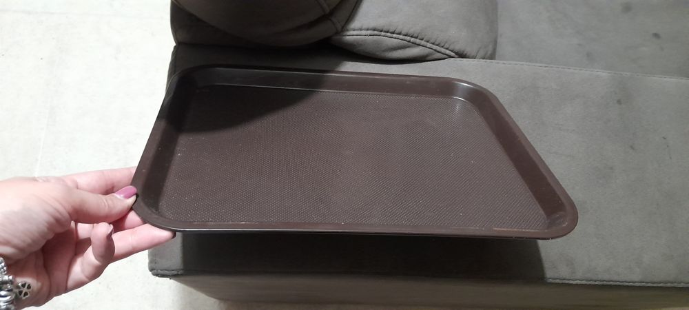 Tabuleiro de plastico de servir