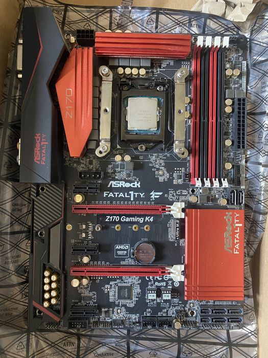 ASRock Fatal1ty Z170 Gaming K4 + Intel i7-7700K DELID LGA1151