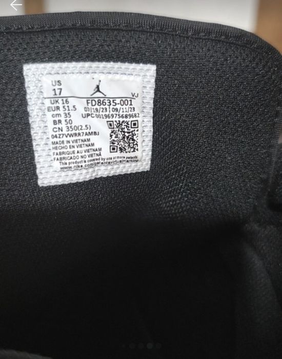Buty sportowe zamszowe do koszykówki Nike Air Jordan.  Rozmiar  52.5