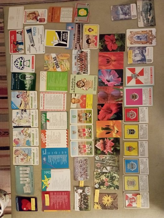 Calendários de bolso