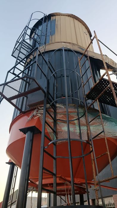 Silos e sistemas de aspiração e turbinas