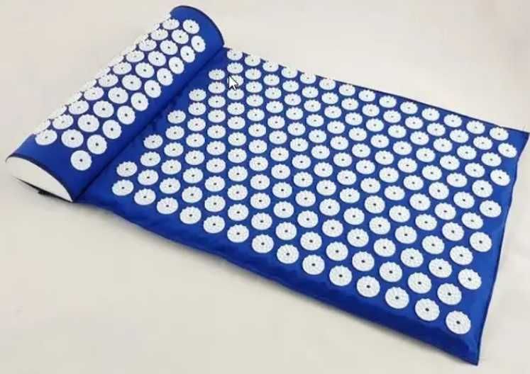 Килимок ортопедичний масажний з подушкою Кузнєцова коврик массажный