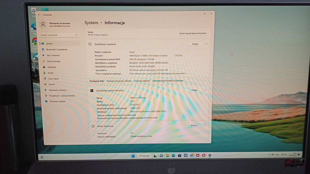 Monoblok Hp 24dp-0431nw